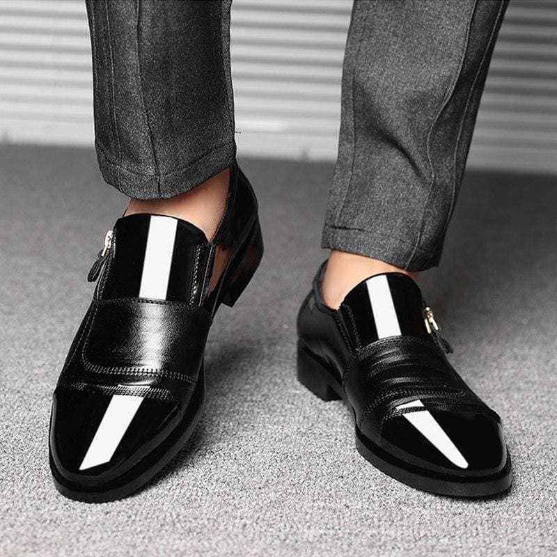 high quality leather men oxford formal wedding shoes