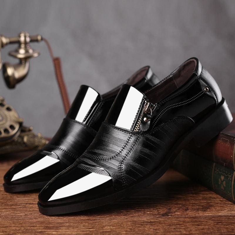 high quality leather men oxford formal wedding shoes