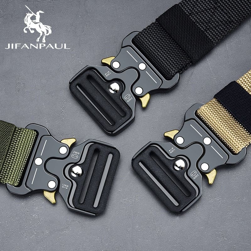 high quality marine corps canvas multi-function alloy buckle outdoor hunting metal tactical belt
