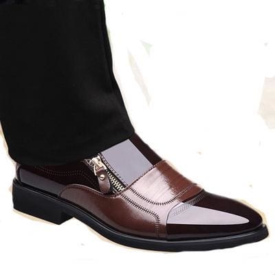 high quality pu leather oxford business men shoes
