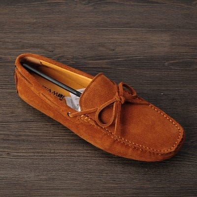 hot genuine nubuck leather men loafers