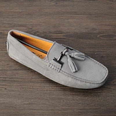 hot genuine nubuck leather men loafers