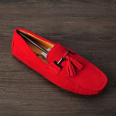 hot genuine nubuck leather men loafers