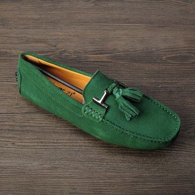 hot genuine nubuck leather men loafers