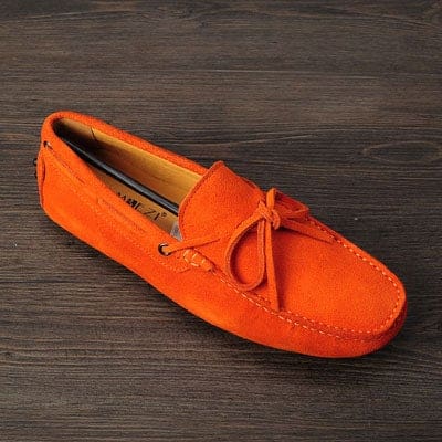 hot genuine nubuck leather men loafers