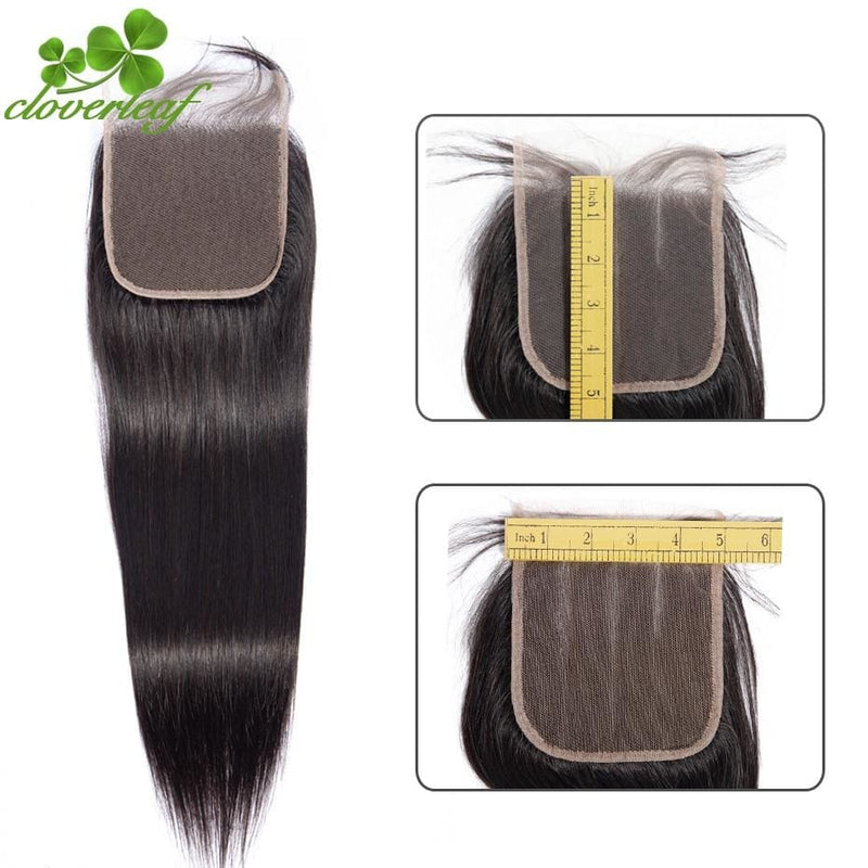 human hair straight closure 8-22 inch 5x5 lace closure
