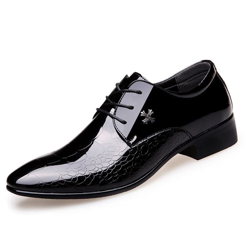 Italian Luxury Patent Leather Men Oxford Shoes MEN SHOES