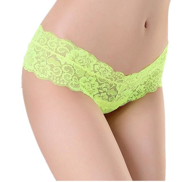 lace hollow transparent women panties