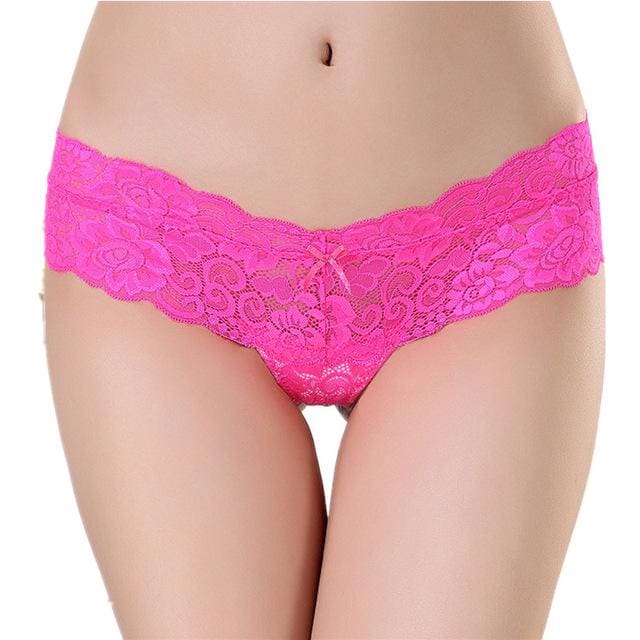 lace hollow transparent women panties