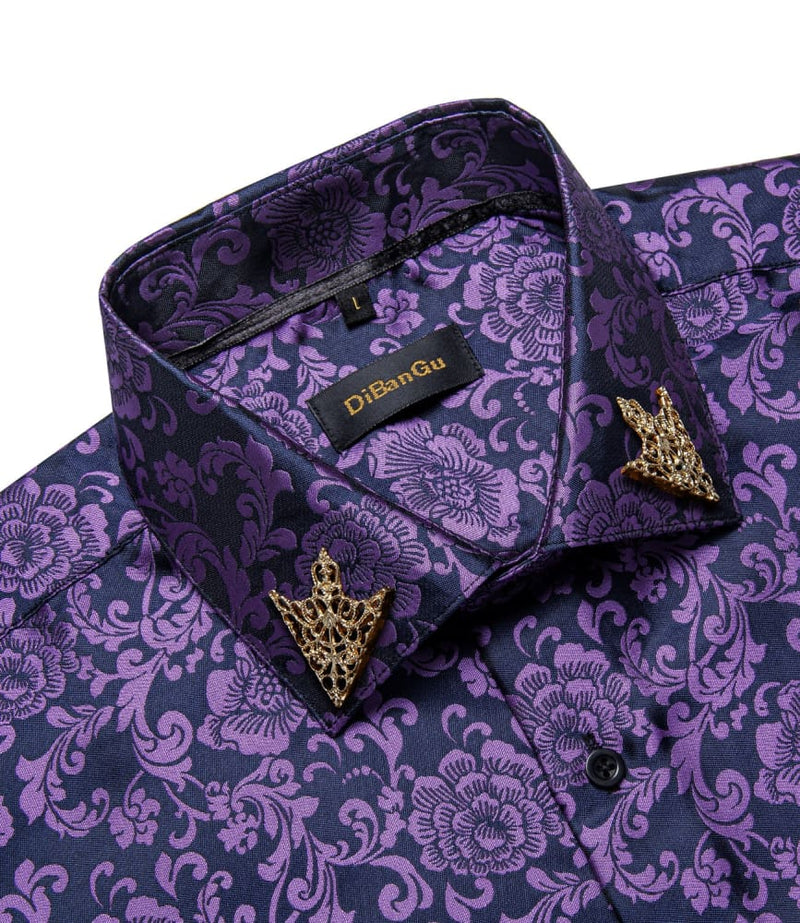 Long Sleeve Formal Button Men Business Dress Shirt CY-2034-XZ0014 / 2XL SHIRT