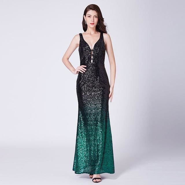 long sparkle ever pretty elegant sequin mermaid dress