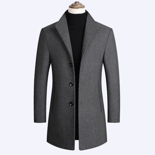 luxurious brand men wool blends coats