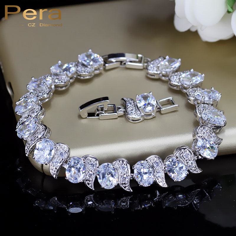 luxury 925 sterling cubic zirconia bridal jewelry