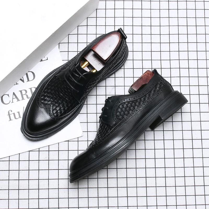 luxury brand brogue oxford shoes for men