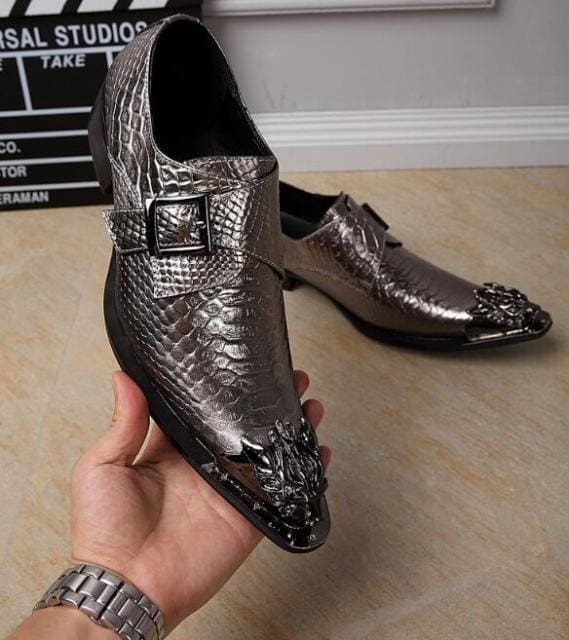 zobairou sapato social gold men dress shoes slipon luxury patent leather elegant business formal oxford shoes for men