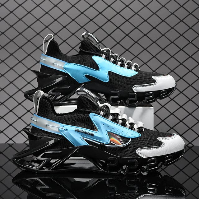 Luxury Breathable Casual Fashion Shoe Black-Blue / 39 MEN SHOES