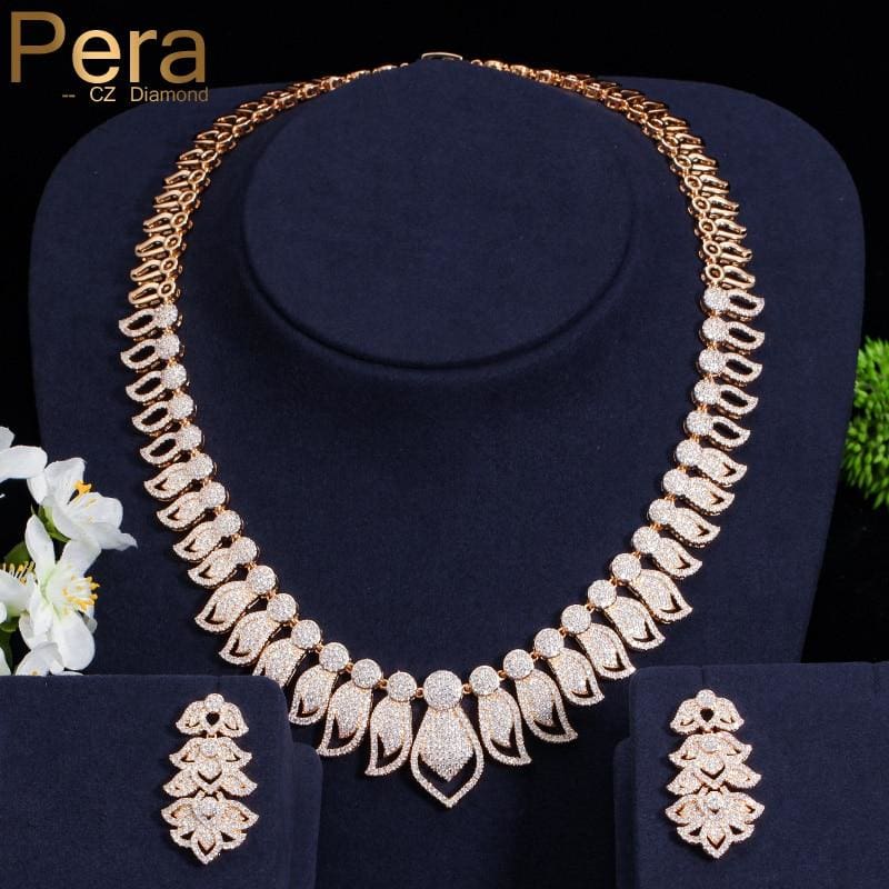 luxury bridal wedding party jewelry set