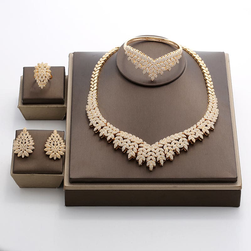 luxury cubic zirconia jewelry sets