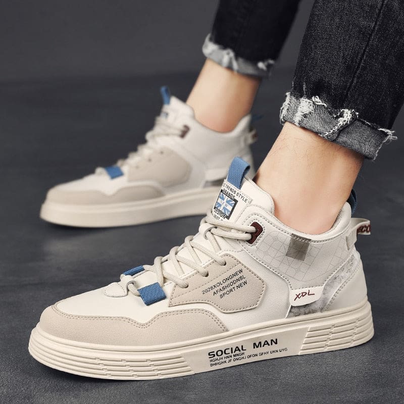 Luxury Designer Leather Platform Men Sneakers MEN SNEAKERS