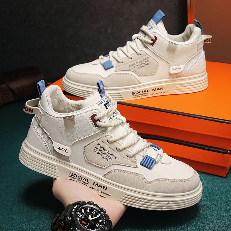 Luxury Designer Leather Platform Men Sneakers MEN SNEAKERS