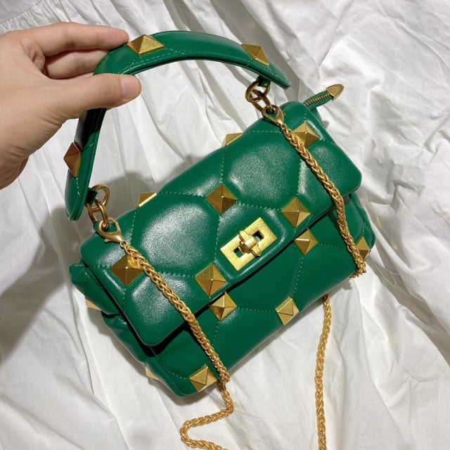 luxury designer purses and handbags for women green