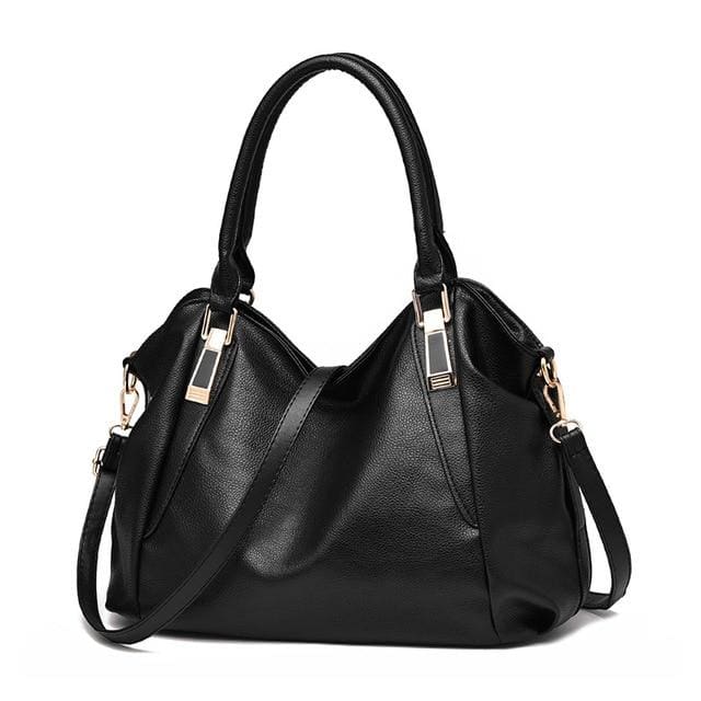luxury designer vintage casual tote top-handle women handbag black 202529824 / max length 28cm