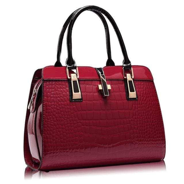 luxury designer vintage casual tote top-handle women handbag burgundy 200002984 / max length 28cm