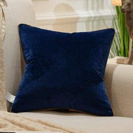 luxury european embroidery velvet cushion cover