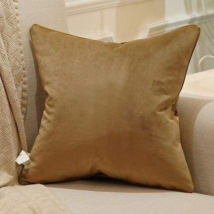 luxury european embroidery velvet cushion cover