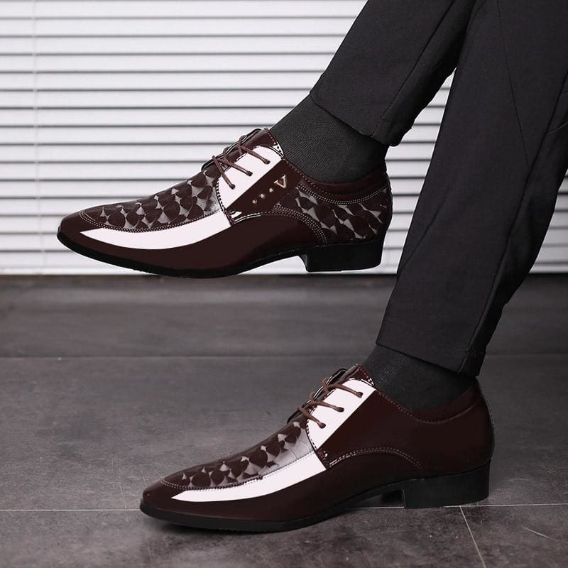 luxury formal pointed toe oxford shoes for men