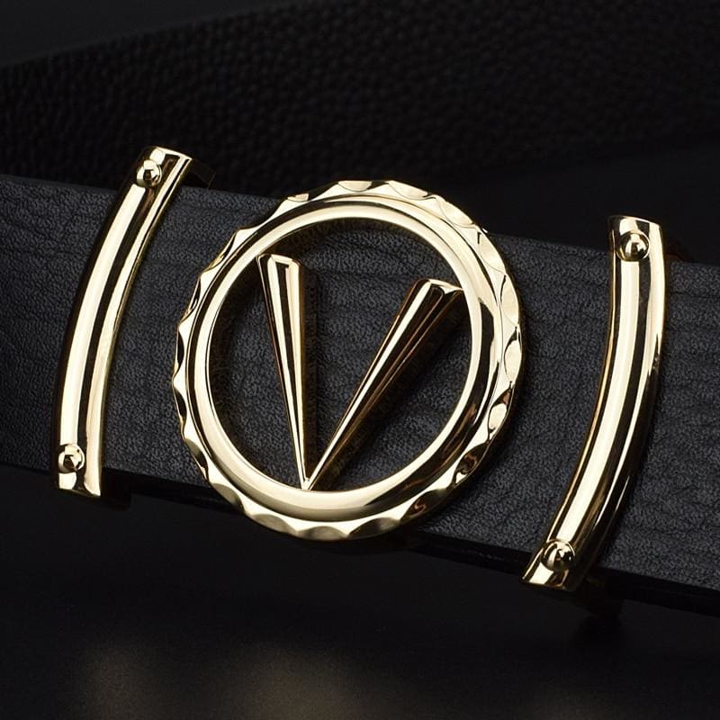 luxury high quality v letter designer belts for men