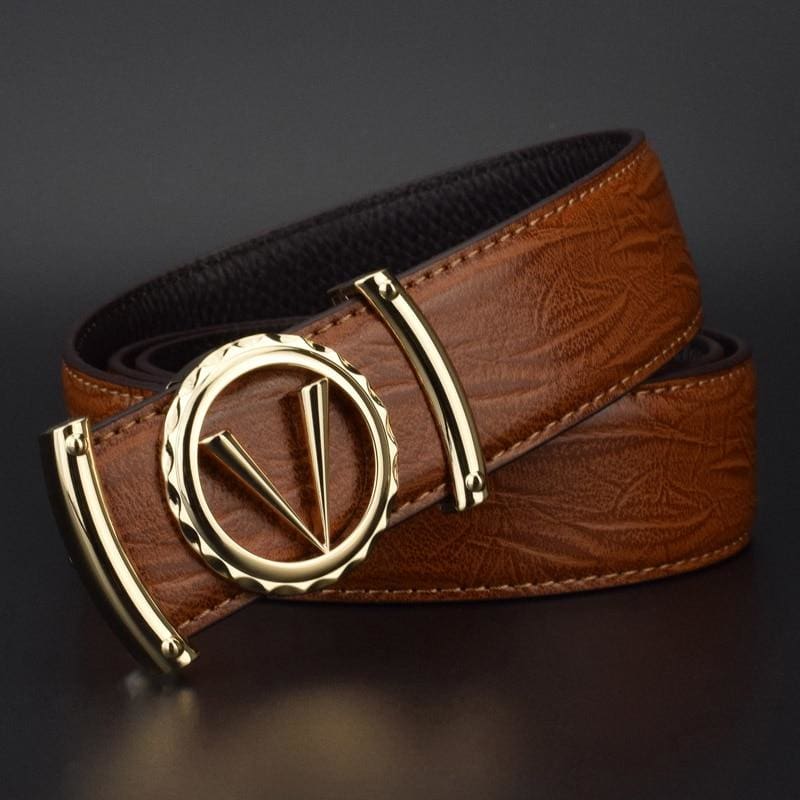 HREECOW Designer Belts Men High Quality Male Belt Genuine Leather –