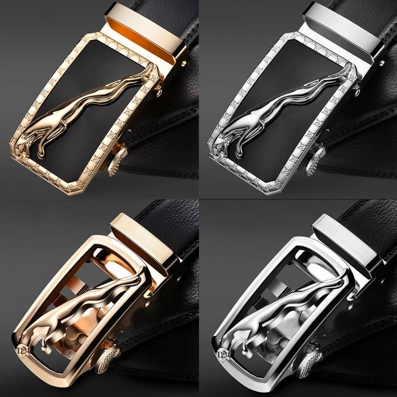 luxury high quality waist strap automatic buckle belt