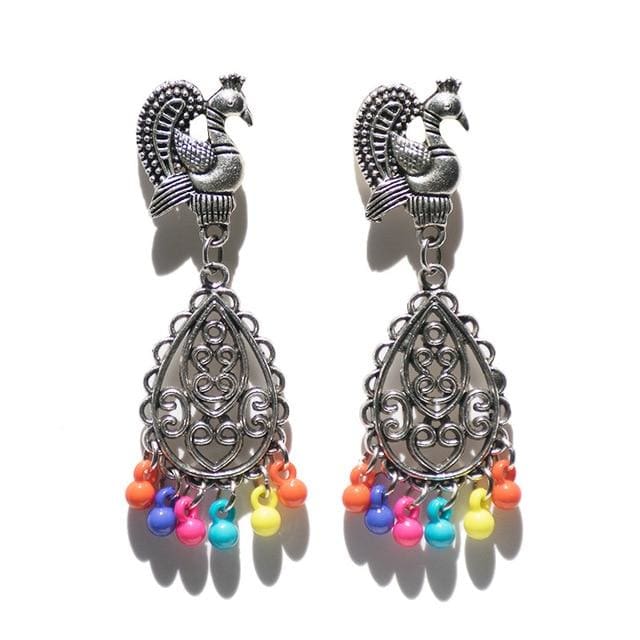luxury indian jhumki earrings simulated pearls 4