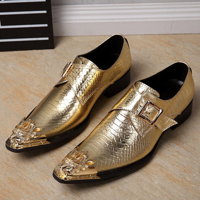 luxury men business dress leather shoes