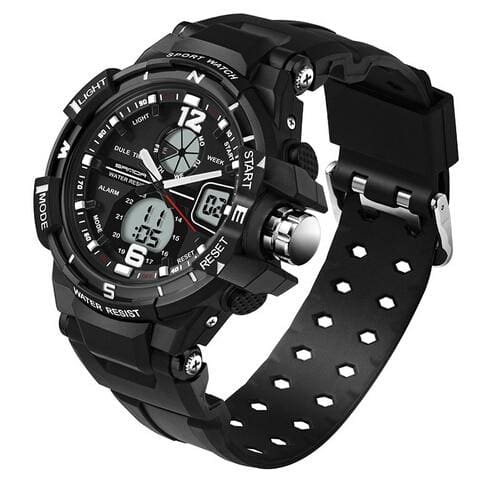 luxury military sport watch black