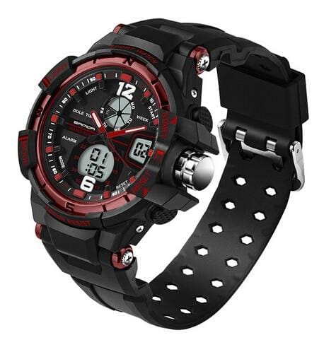luxury military sport watch red