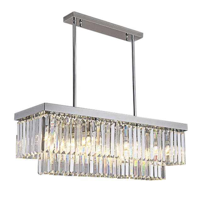 luxury modern rectangle dining room chandelier