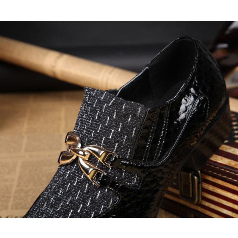 luxury pointed breathability antibacterial deodorant fiber men shoes