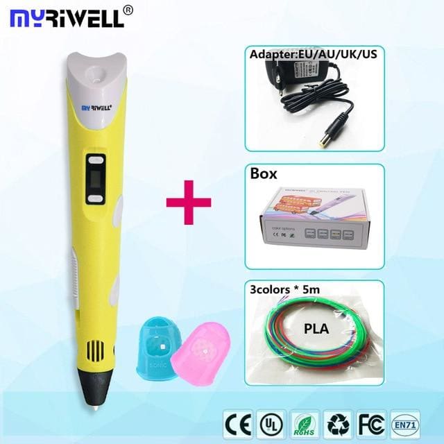 magic pen 3d painting tools for kids only pen yellow