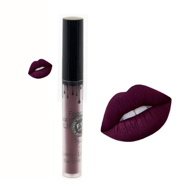 makeup matte liquid lipstick red lips 11