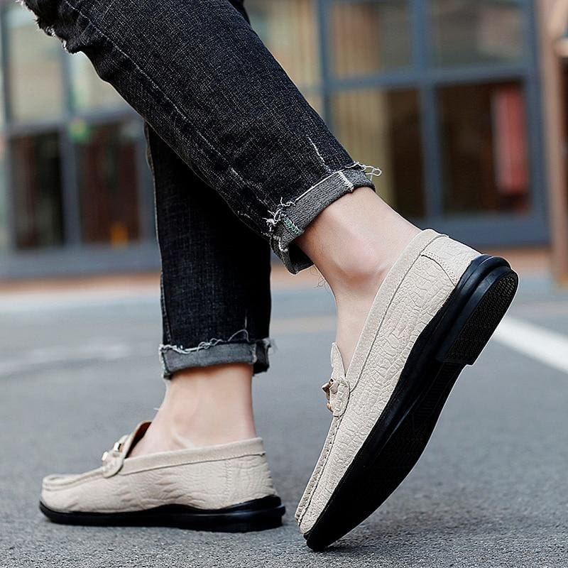 man canvas working plimsoll slip-on summer streetwear