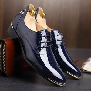 men shoes new fashion pu leather casual