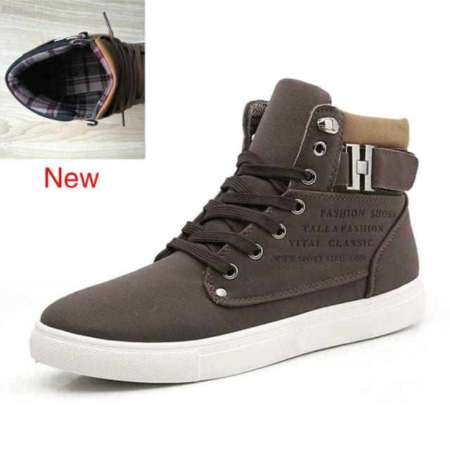 men shoes warm fur winter leather footwear