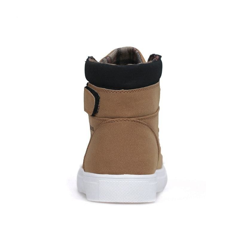 men shoes warm fur winter leather footwear