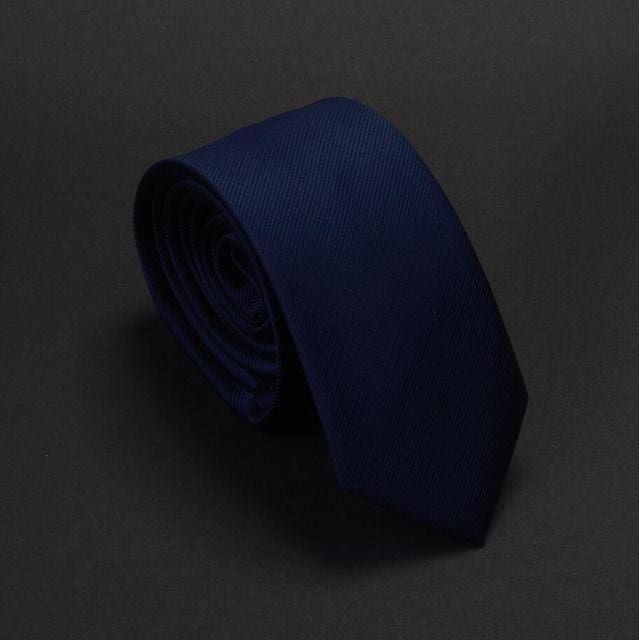 men solid classic slim neck ties 03