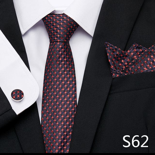 mix colors silk wedding gift tie pocket squares set s62