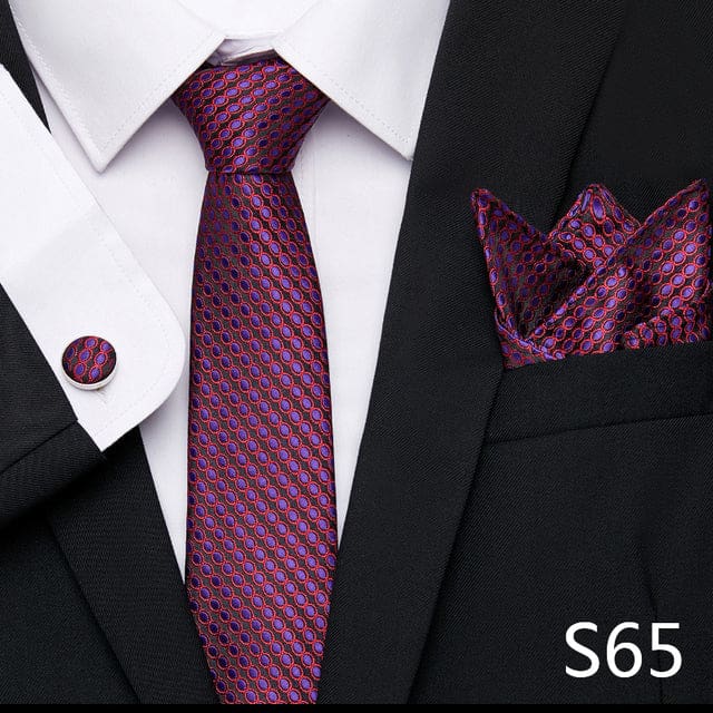 mix colors silk wedding gift tie pocket squares set s65