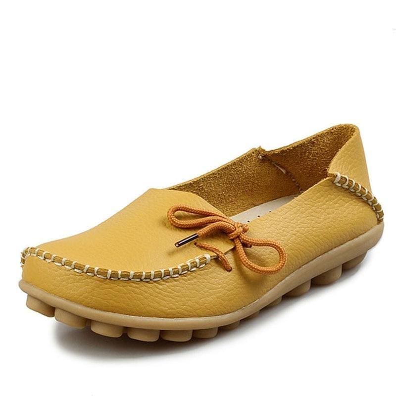 moccasins genuine leather flat loafer