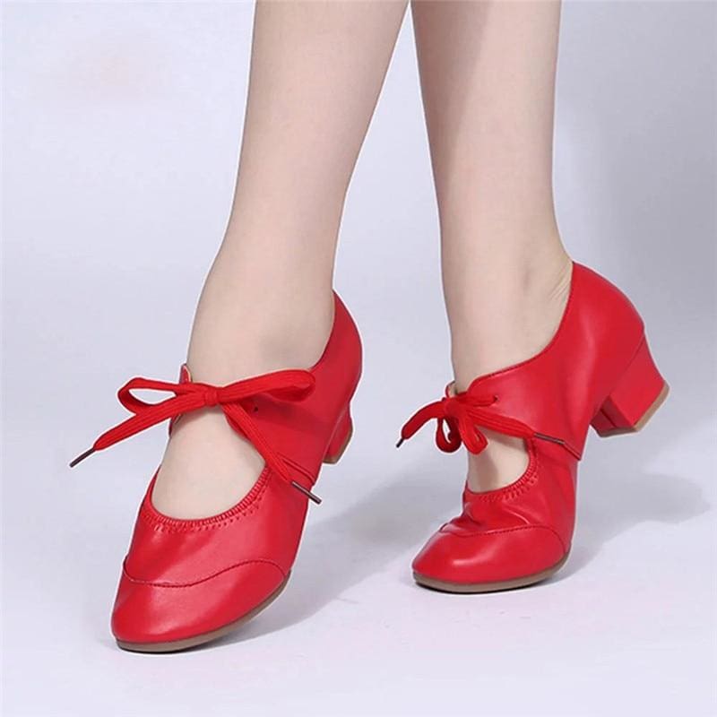 modern tango ballroom dance-shoes